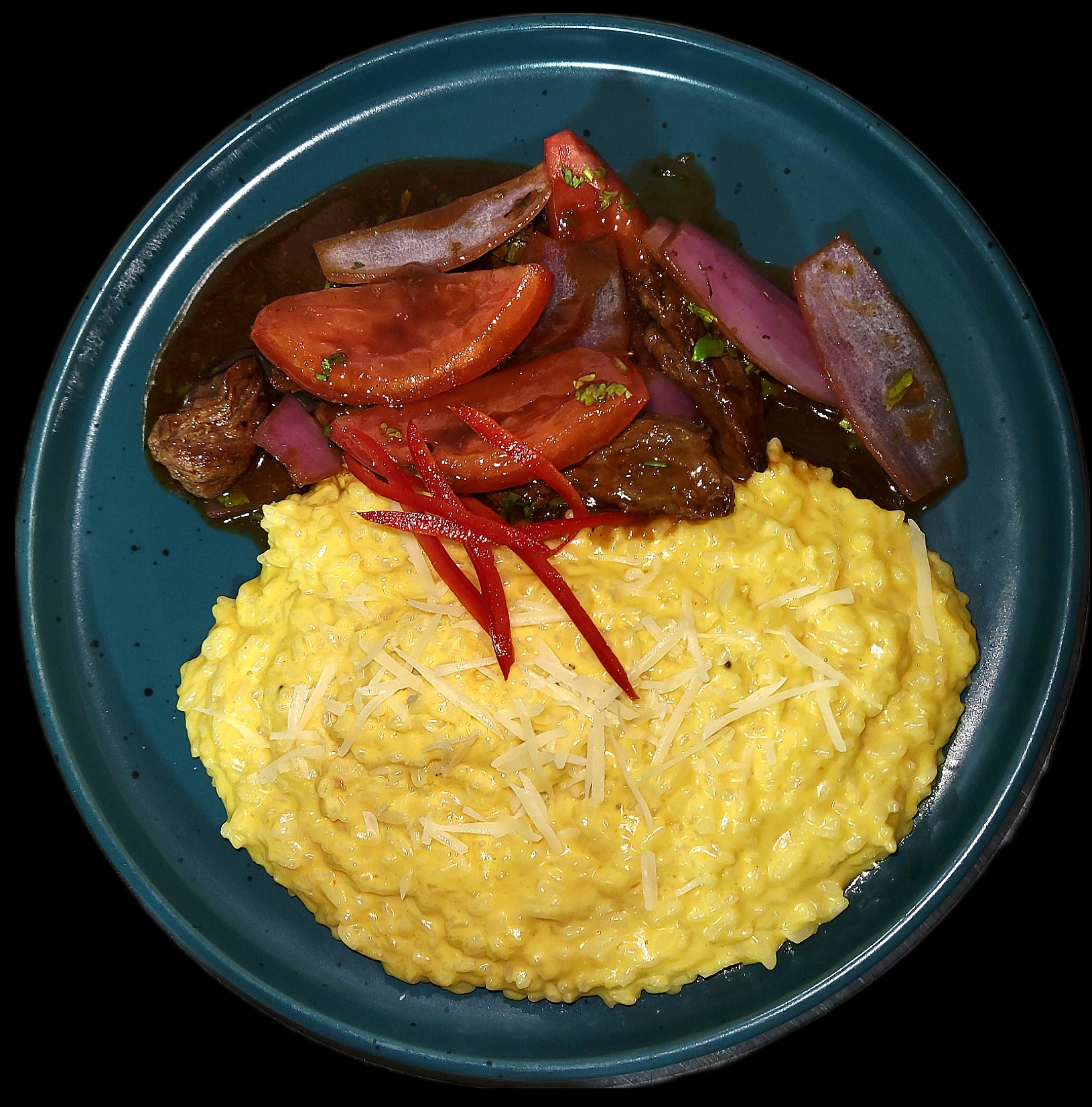 27. RISOTTO CON LOMO SALTADO